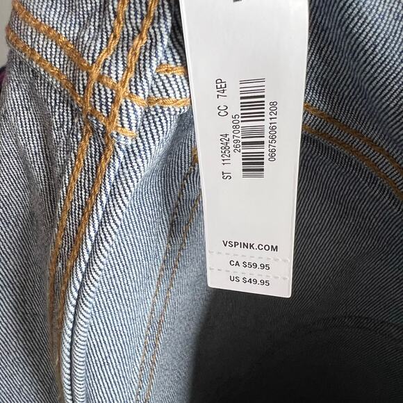 Denim by PINK High-Rise Jean Shorts Medium Wash - Picture 4 of 6